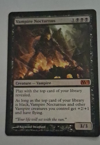 Mtg vampire nocturnus - nocturnus, core