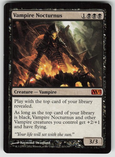 Vampire nocturnus 113 mythic - vampire,