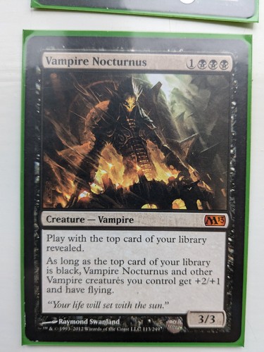 Mtg vampire nocturnus - vampire,