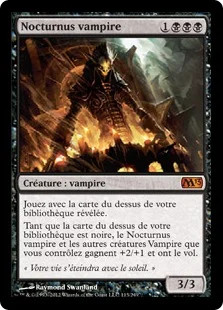 Magic mtg nocturnus vampire - mtg,