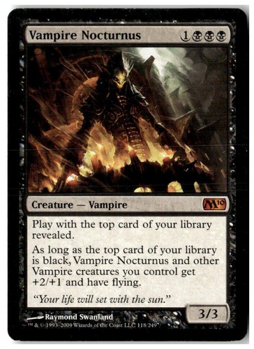 Mtg vampire nocturnus - mtg,