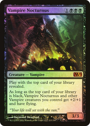 Mtg foil vampire - foil, nocturnus